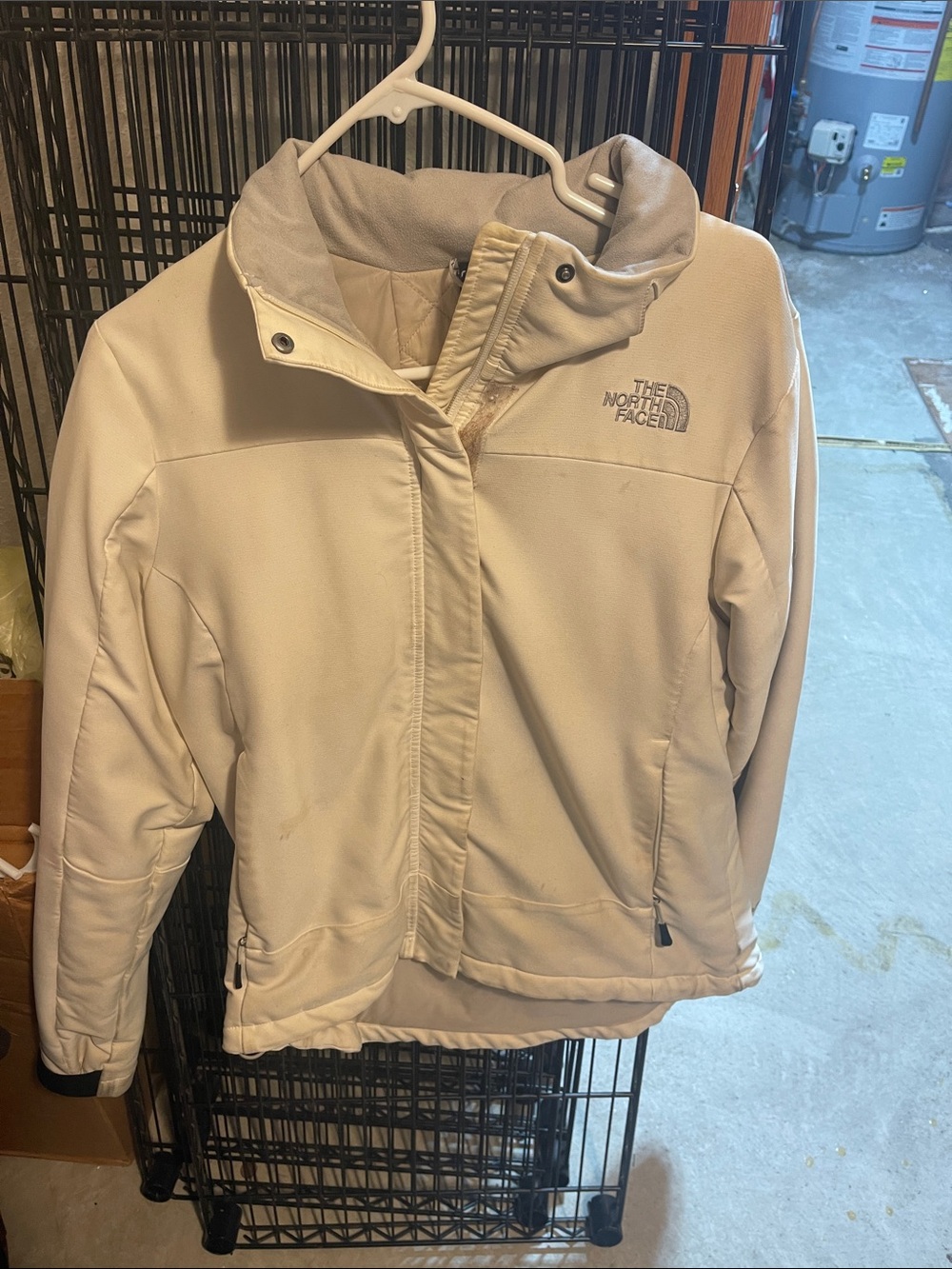 The North Face Women's Cream Softshell Ski Jacket